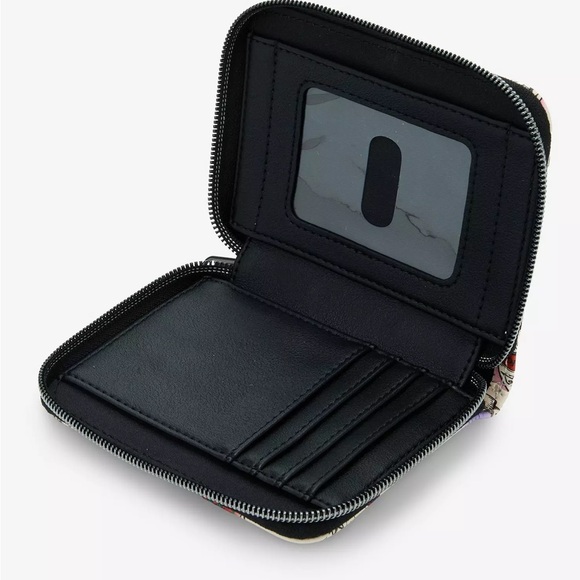 Loungefly DiISNEY Hocus Pocus Tattoo Icons Mini Zipper Wallet NEW - Picture 10 of 10